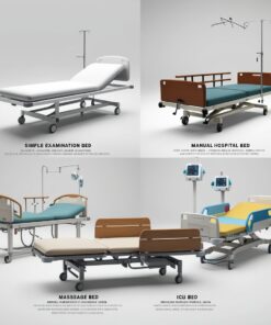 Medical observation bed