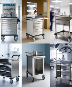 waste trolley for hospital