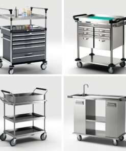 surgical instrument trolley