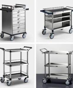 surgical trolley with drawers