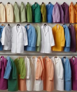 white long sleeve lab coat