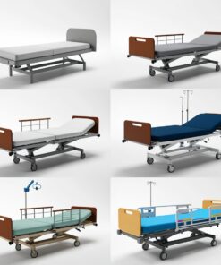 Examination couch for hospitals