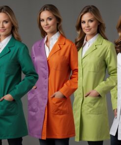 acid resistant long  lab jackets