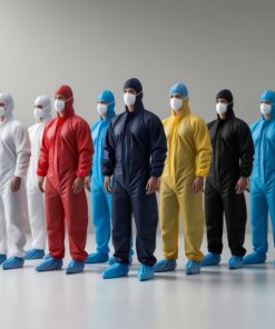 Black Disposable Coveralls (Small, Medium, Large, X Large, XX Large, XXX Large)