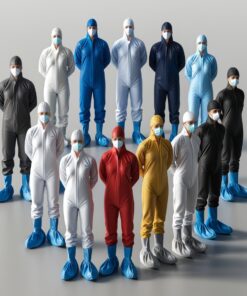 Disposable Coveralls Red Medium