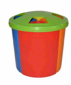Recycle Litter Bins with Lid - Four stations - Round - 180L - 70 (���) x 72 cm - LB060A