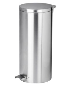 Steel Pedal Bin - 50L - Includes Inner - 305 �� x 470 (H) mm - Brushed Stainless - PEDK005SS