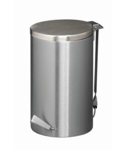 Steel Pedal Bin - 20L - Includes Inner - 250 �� x 415 (H) mm - Brushed Stainless - PEDK002SS