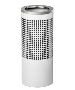 Stainless Steel Litter Bin - Square - Rim Lid - 240 �� x 600 (H) mm - Silver - 437SI