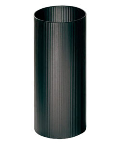 Steel Litter Bin - Fluted - 240 �� x 600 (H) mm - Colour Options - 524BL