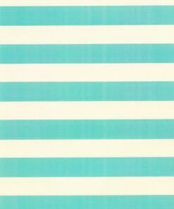 Cream with Blue Stripe Giftwrap (5m x 50cm)