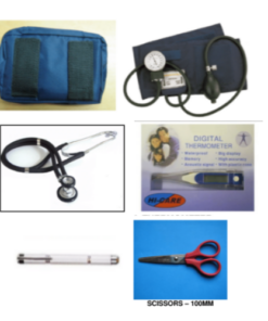 Nurses Medical Kit Red – Now With Scissors