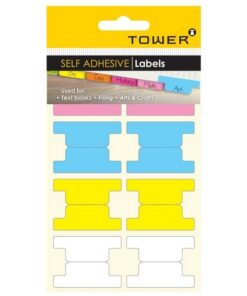 Self-Adhesive Tabs - 37 x 49mm - Pastel - 1 Pack - SATP