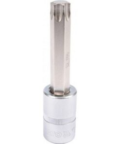 Torx Bit Socket - Male - Chrome Vanadium - 1/2" Connector - Long - T60 x 100mm - YT-04328
