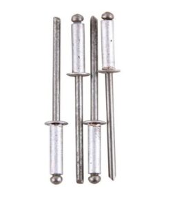 Rivets - Aluminium - 3.2 x 12mm - Pack of 100 - TOOR1653