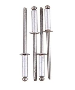 Rivets - Aluminium - 4.8 x 10mm - Pack of 100 - TOOR1664