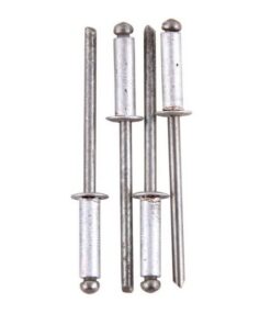 Rivets - Aluminium - 4.8 x 12mm - Pack of 100 - TOOR1665