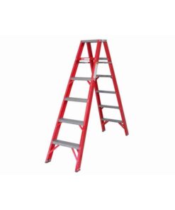 All Fibreglass Single Sided Ladder - Industrial A-Frame - 14 Steps - 4.2m - FGS14-ALL