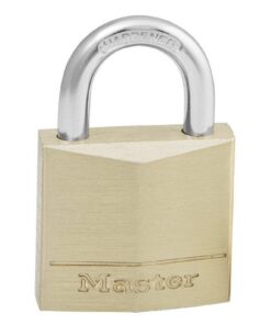 Brass Padlock - Standard Hardened Shackle - Keyed - 40mm - MA205335