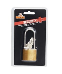 Brass Padlock - Long Shackle - Iron - 38mm - 97031235