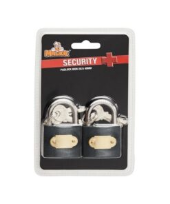 Padlock - Iron - 2k/A - 40mm - Pack of 2 - 97031044