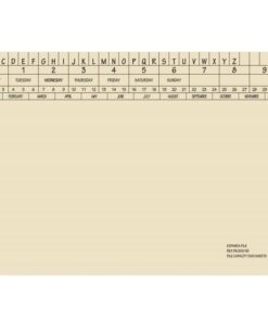 Retrieval Document Files - Includes Clip - Expanda Heavy Weight - 326gsm - A4 - Pack of 60 - FIL500C