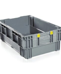 Stack-Nest Crate - Prop Tray - Solid - SABS Approved - 35L - Grey - Pack of 100 - CT4902-grey