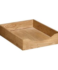 Letter Tray - Single - Contract Wooden Range - 38.5 x 28 x 8 cm - Cherry - WAL900CH