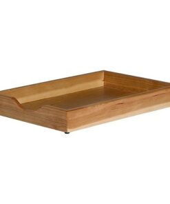 Letter Tray - Single - Executive Wooden Range - 34.5 x 26.8 x 4.5 cm - Cherry - 920CH