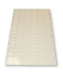 Panel for Stack & Hang Bin - Wall Mounted Steel Louvre Panel - Small Part Storage - 121.9 x 45.7 cm - PANEL1219