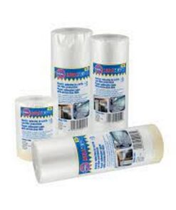 Euro Masking Tape - Maskopri Film - Transparent - 1800mm x 25m - Box of 16 - Pack of 16 - 10000026