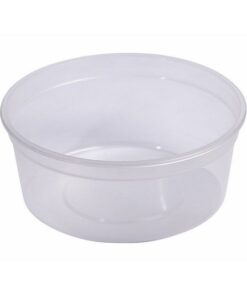 500ml Take Away Containers - Tub Only - Clear - Pack of 200