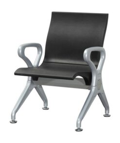 Airport Bench - Public Seating - Polyurethane - Indoor Use - Flat Packed - One Seater - 60 x 67 x 87 cm
