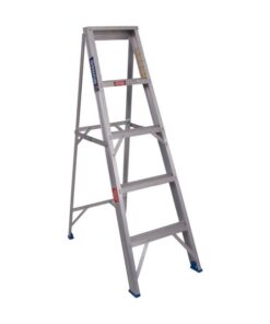 Aluminium Step Ladder - Single Sided - Domestic - 3 Step - 0.78m