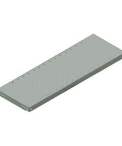 Bolted Shelving Steel Shelf - Uni-Angle - Galvanised - 91.4 x 45.7 cm