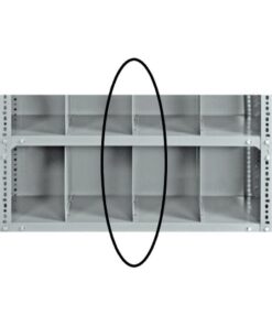 Bolted Shelving Steel Shelf Divider - Uni-Angle - Galvanised - 30.5 x 30.5 cm