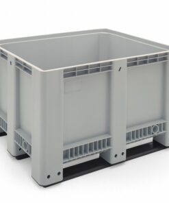 Solid Bulk Bin - 1000kg - Plastic - Grey