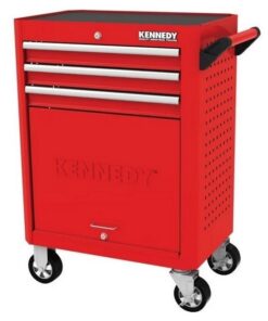 Kennedy Steel Tool Roller Cabinet - 3 Drawers - 450kg Capacity - 84.5 x 71 x 46.5 cm