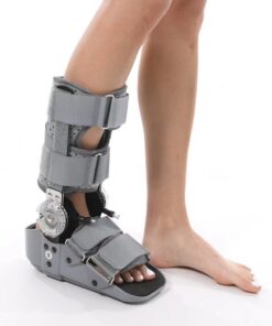 Walker Moon Boot Long Adjustable Fixation Brace DH VIII BLACK with pump action – Small
