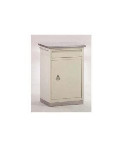 Bedside locker on castors