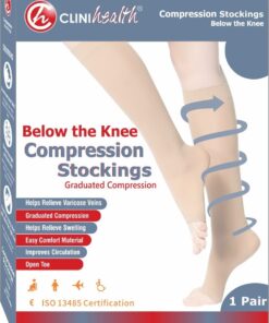 Compression Stockings Below the Knee Class 3 Red – XL