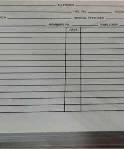 Medical Record Cards – 1000s