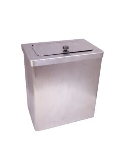 Sanitary Towel Bin – Stainless Steel – Large