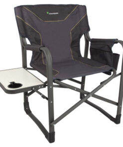 Kaufmann Chair Steel Directors Flat Frame Grey