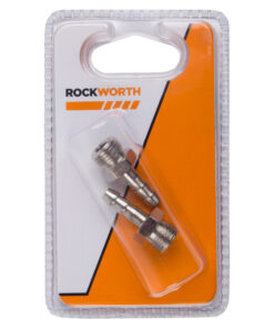 Rockworth Coupler Male 1/4 To Swage 6.3Mm(2Pc)
