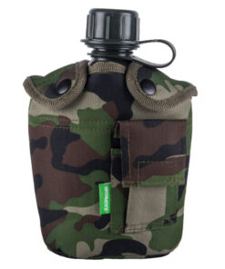 Kaufmann Water Bottle + Camo Cover 1L