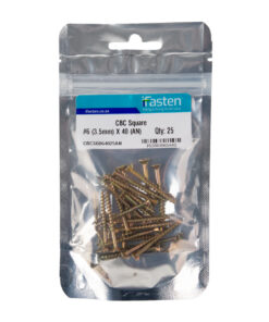 Ifasten Cbc Square No6 3.5Mmx40Mm 25 Pp