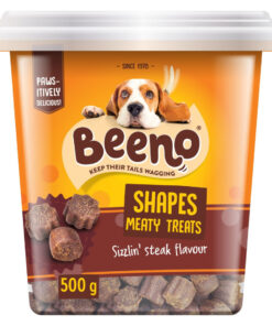 Beeno Dog Treat Steak Shapes 500G