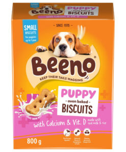 Beeno Dog Biscuits Puppy With Calcium 800G