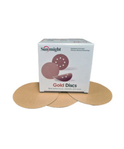 02216 Sunmight Velcro Gold Disc 125Mm No Hole (400) - 100Pc